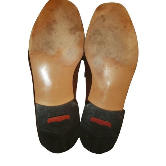 Mens Grenson Hand Sewn Suede Moccasin Penny Loafer Shoes Size 10 US, 43 EU. - Picture 7 of 9